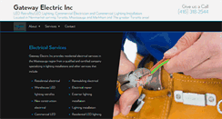 Desktop Screenshot of gatewayelectric.ca