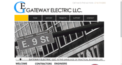Desktop Screenshot of gatewayelectric.com