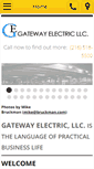 Mobile Screenshot of gatewayelectric.com