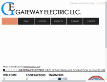 Tablet Screenshot of gatewayelectric.com